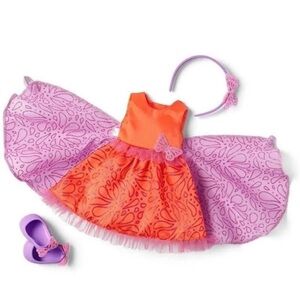 American Girl Wellie Wishers Shimmering Butterfly Outfit for 14” Dolls NIB